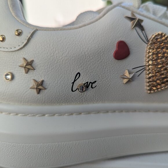 ALDO "Love" Low Top Platform Sneakers - Picture 8 of 9